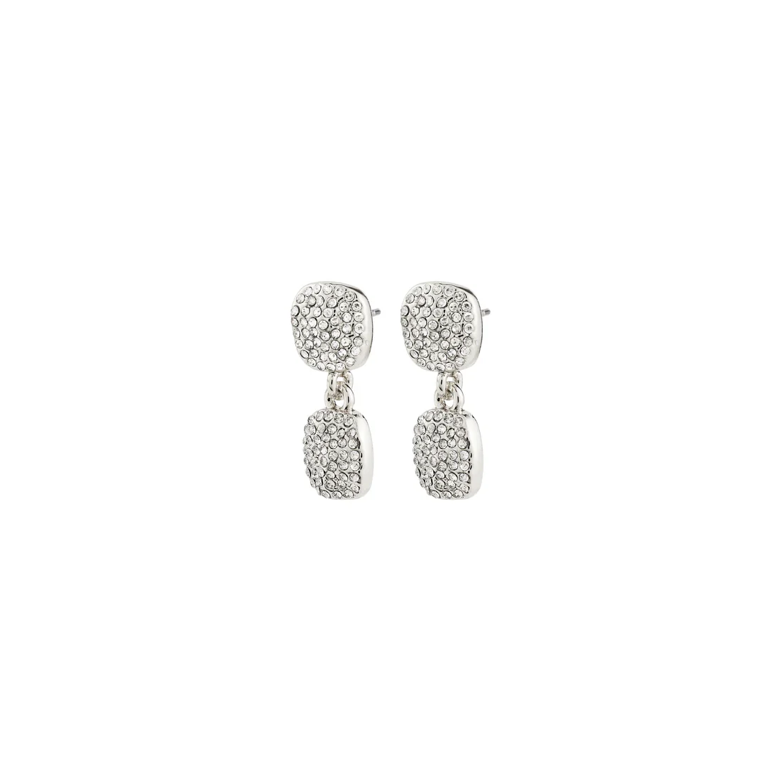 PILGRIM - (W) Earrings : Ember : Silver Plated : Crystal - Silver Plated