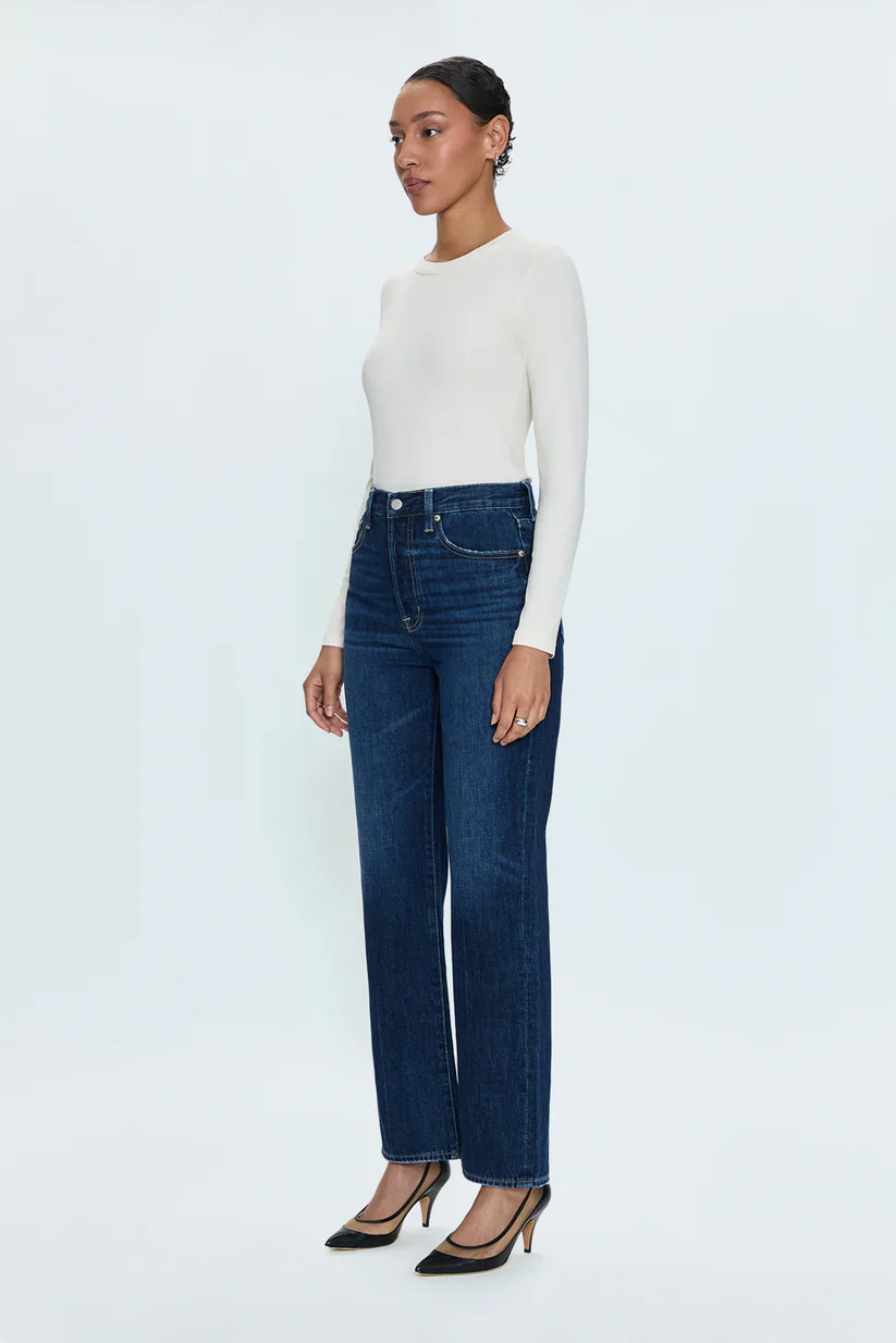PISTOLA - WOMEN'S Cassie Super High Rise Straight Jean - Image 3