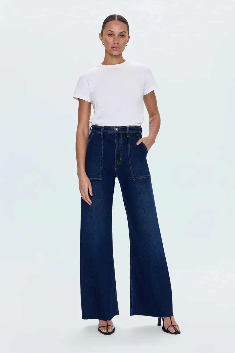 PISTOLA - WOMEN'S Penny High Rise Wide Leg Jean - Image 4