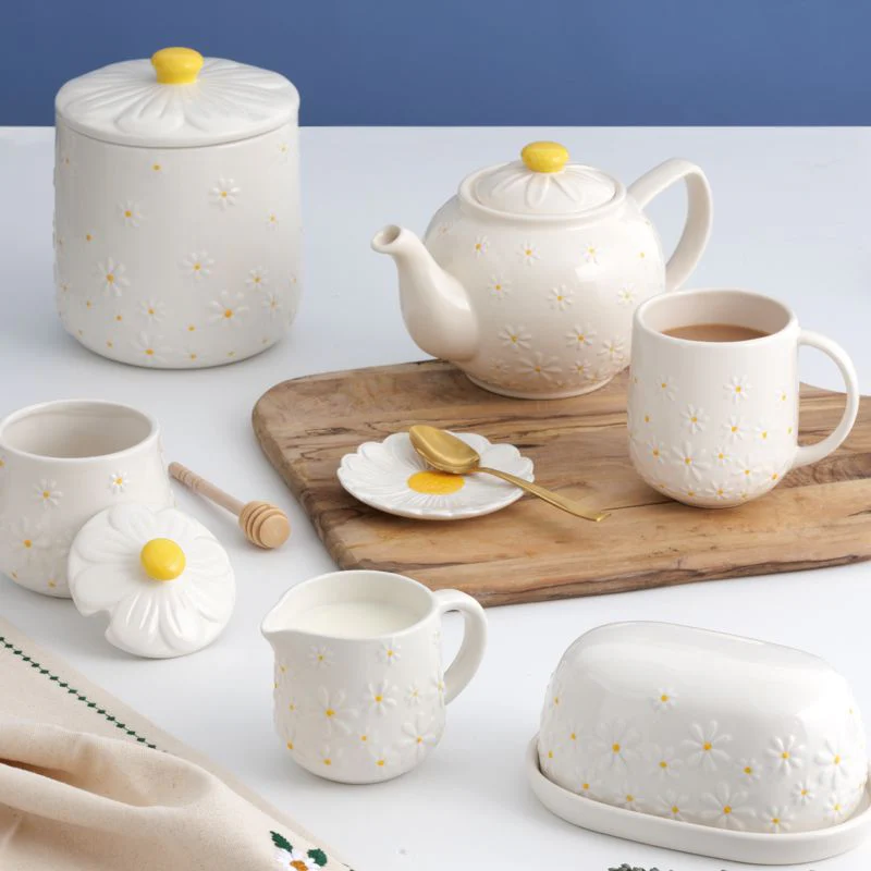 PRICE & KENSINGTON - DAISY HONEY POT & DRIZZLER - Image 3