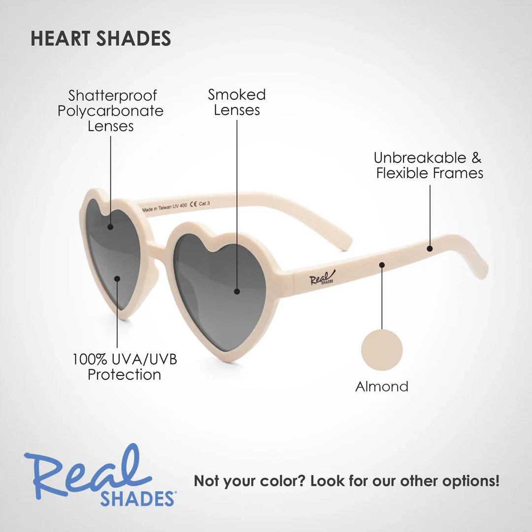 REAL SHADES - KIDS SUNGLASSES - HEART - Image 3