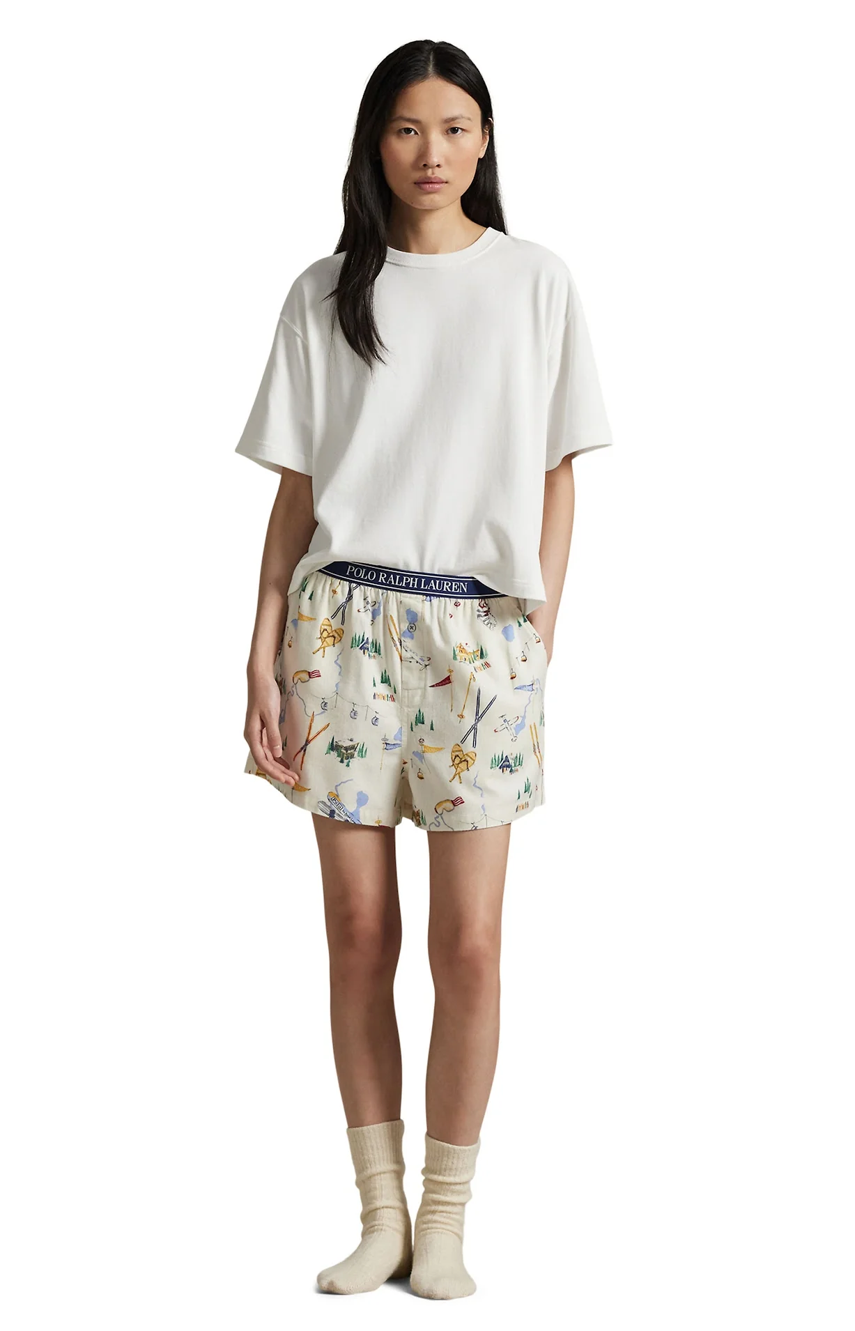POLO RALPH LAUREN- WOMEN'S SKI BOXER SHORT - Image 4