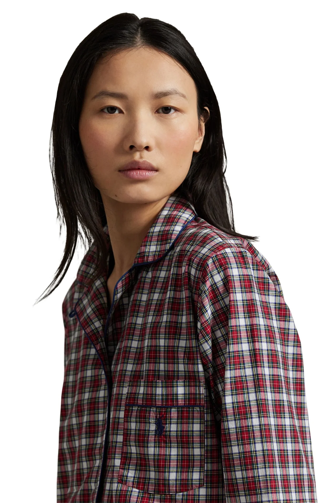 POLO RALPH LAUREN- WOMEN'S WINTER BERRY PAJAMA SET - Image 2
