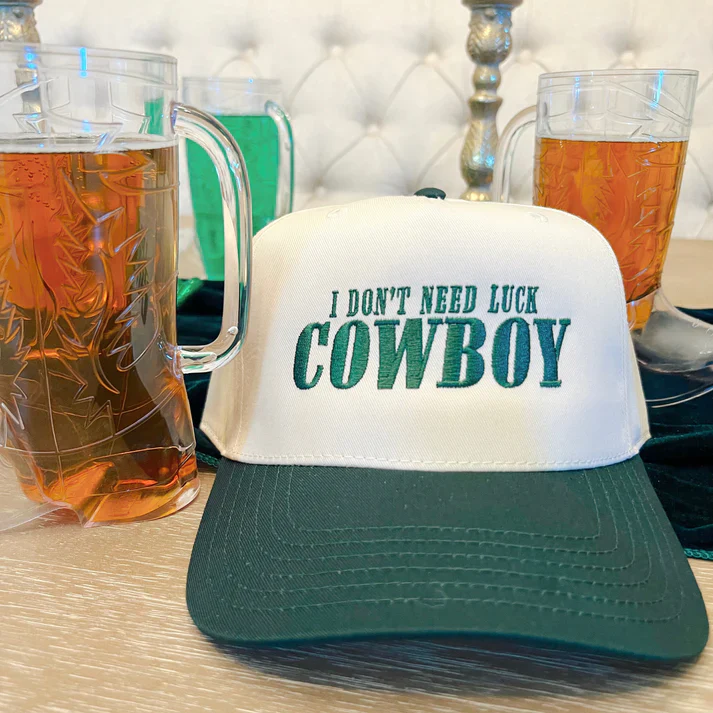 RUBY MOON - I DON'T NEED LUCK COWBOY HAT