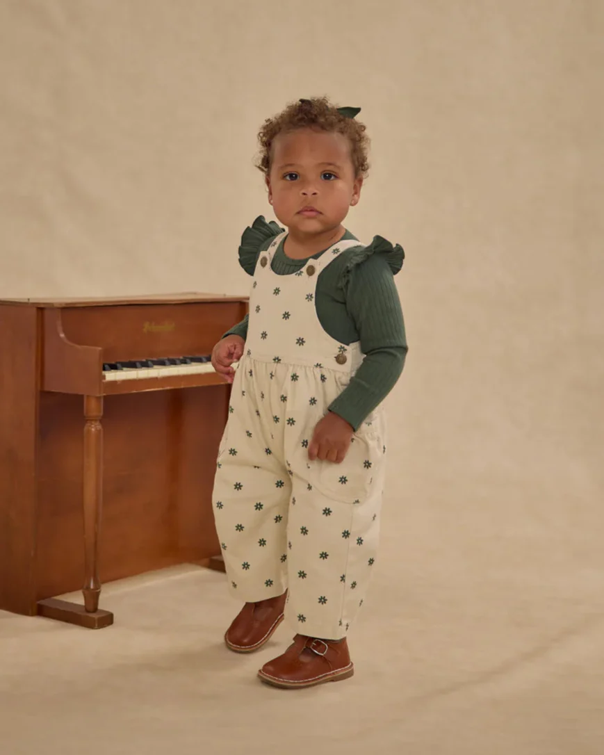 RYLEE + CRU- KIDS SHOULDER RUFFLE BODYSUIT - Image 3