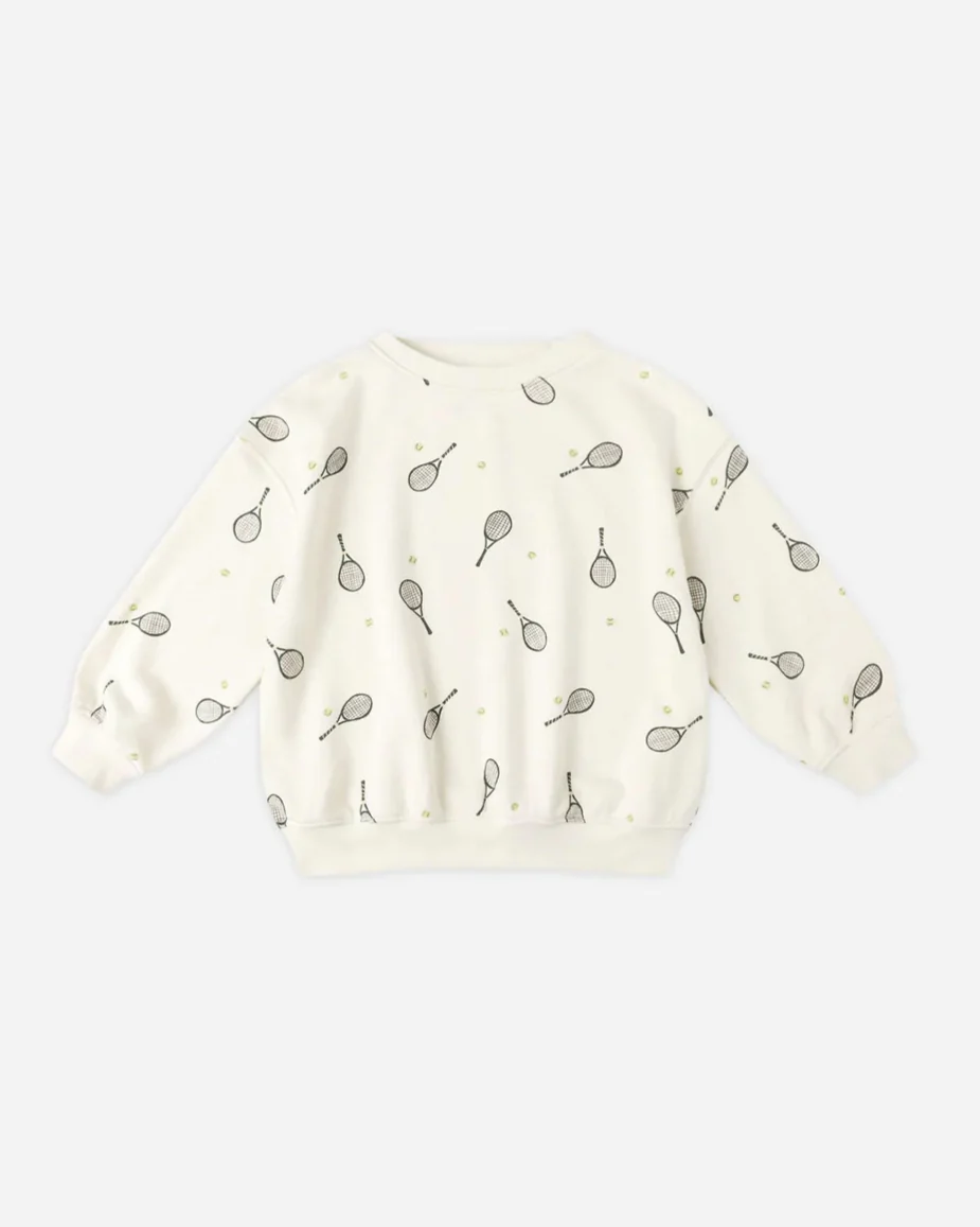 RYLEE + CRU- KIDS TENNIS RELAXED SWEATSHIRT