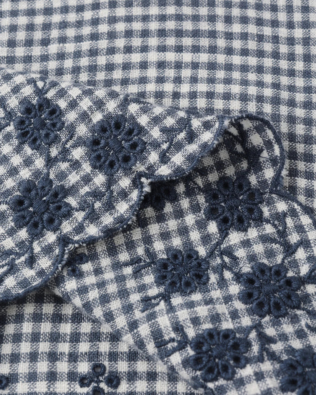 RYLEE + CRU - KIDS LENNON DRESS MARINE GINGHAM - Image 7