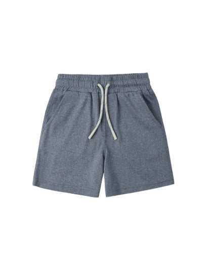 RYLEE + CRU - KIDS OCEANSIDE TECH SHORT HEATHERED MARINE - Image 4