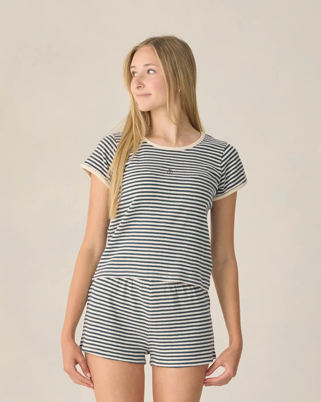 RYLEE + CRU - POINTELLE TEE TEEN