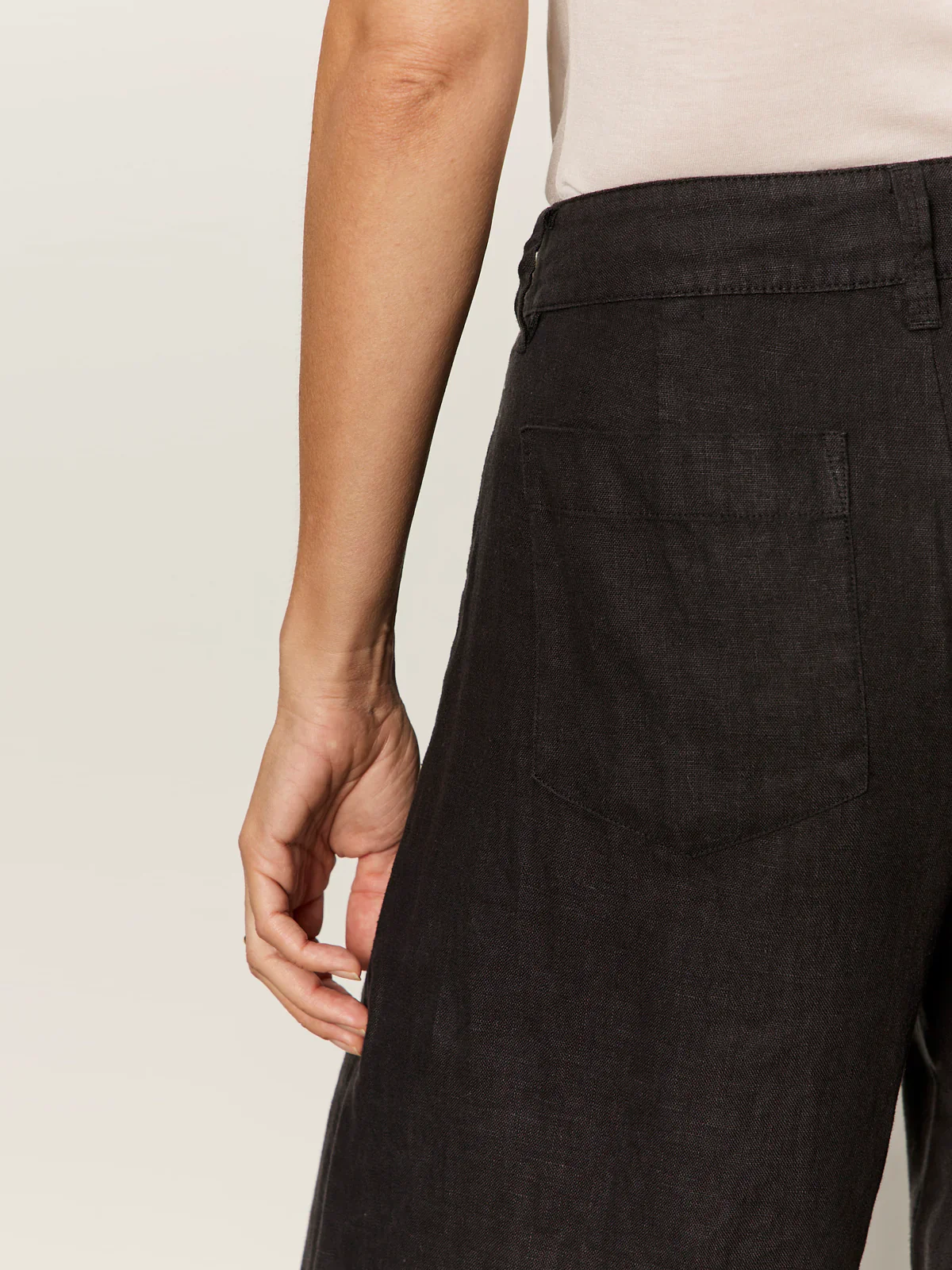 SANCTUARY - THE LINEN MARINE WIDE LEG - Image 3