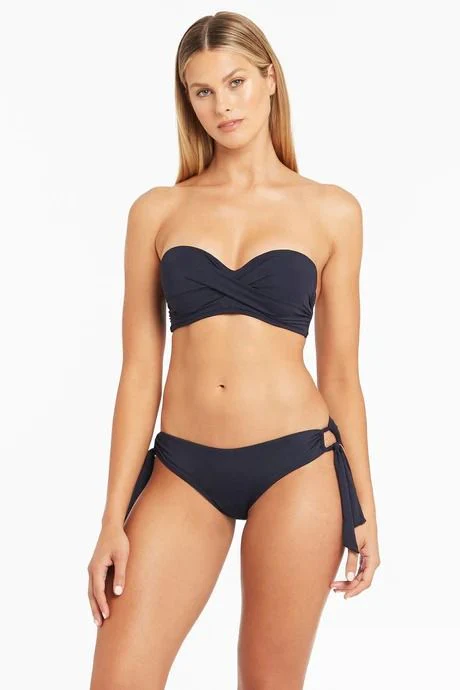 SEA LEVEL- WOMEN'S ESSENTIALS TIE SIDE SWIM BOTTOM - Image 3