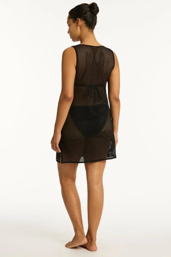 SEA LEVEL- WOMEN'S SURF MESH COVER UP - Image 2