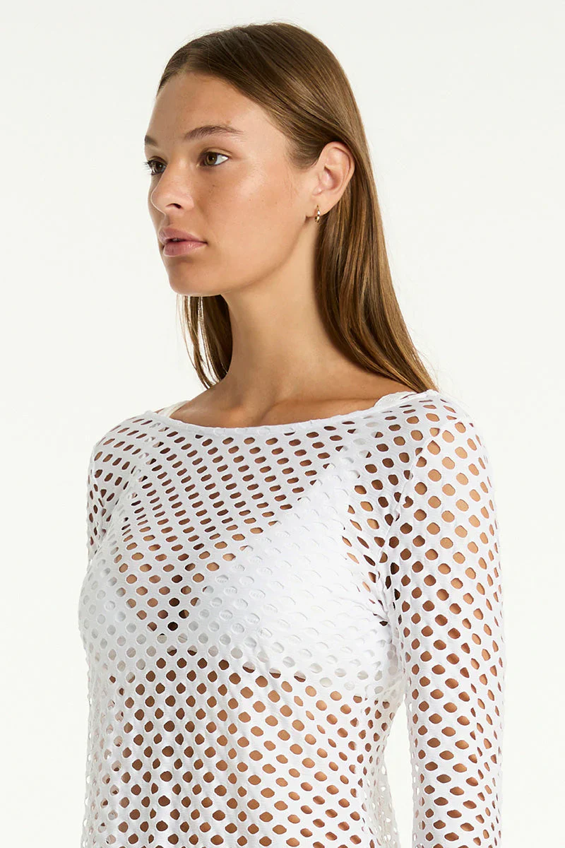 SEA LEVEL- WOMEN'S CASTAWAY MESH COVER UP - Image 4