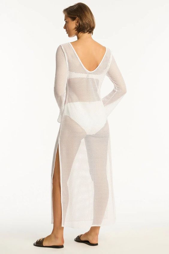 SEA LEVEL- WOMEN'S SURF MESH DRESS COVER UP - Image 4