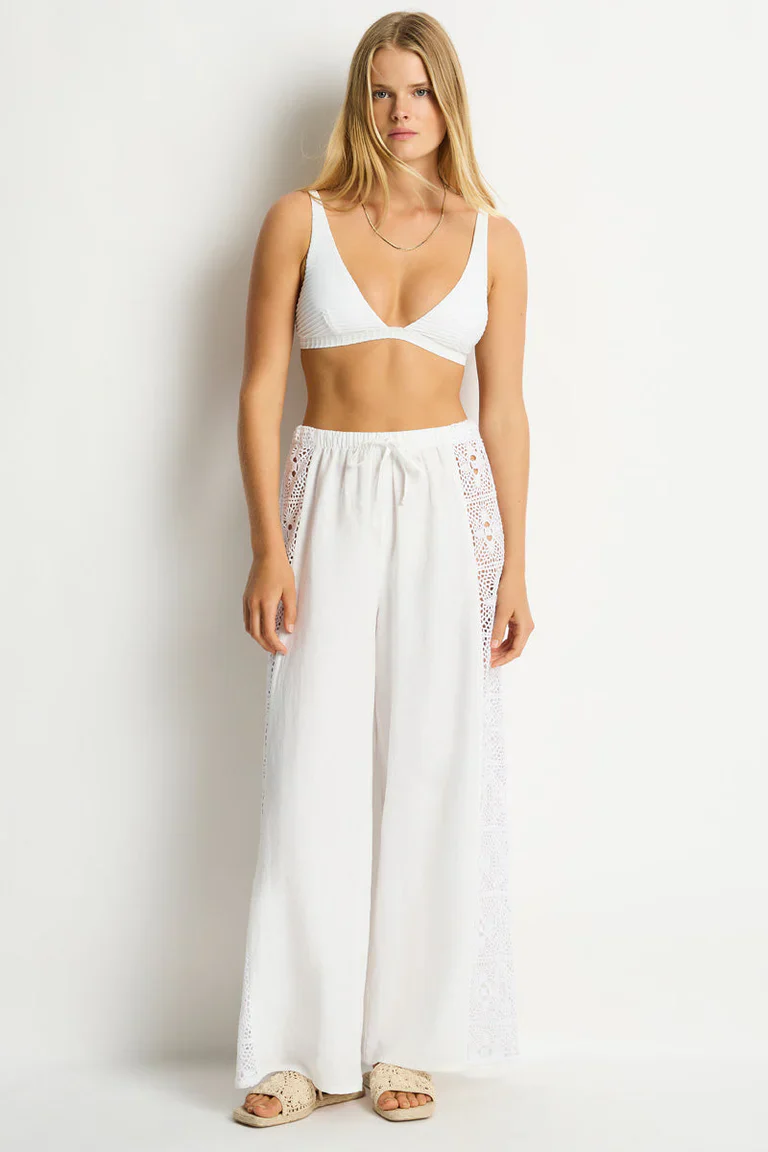 SEA LEVEL - SHORE LINEN PANELLED BEACH
PANT - Image 6