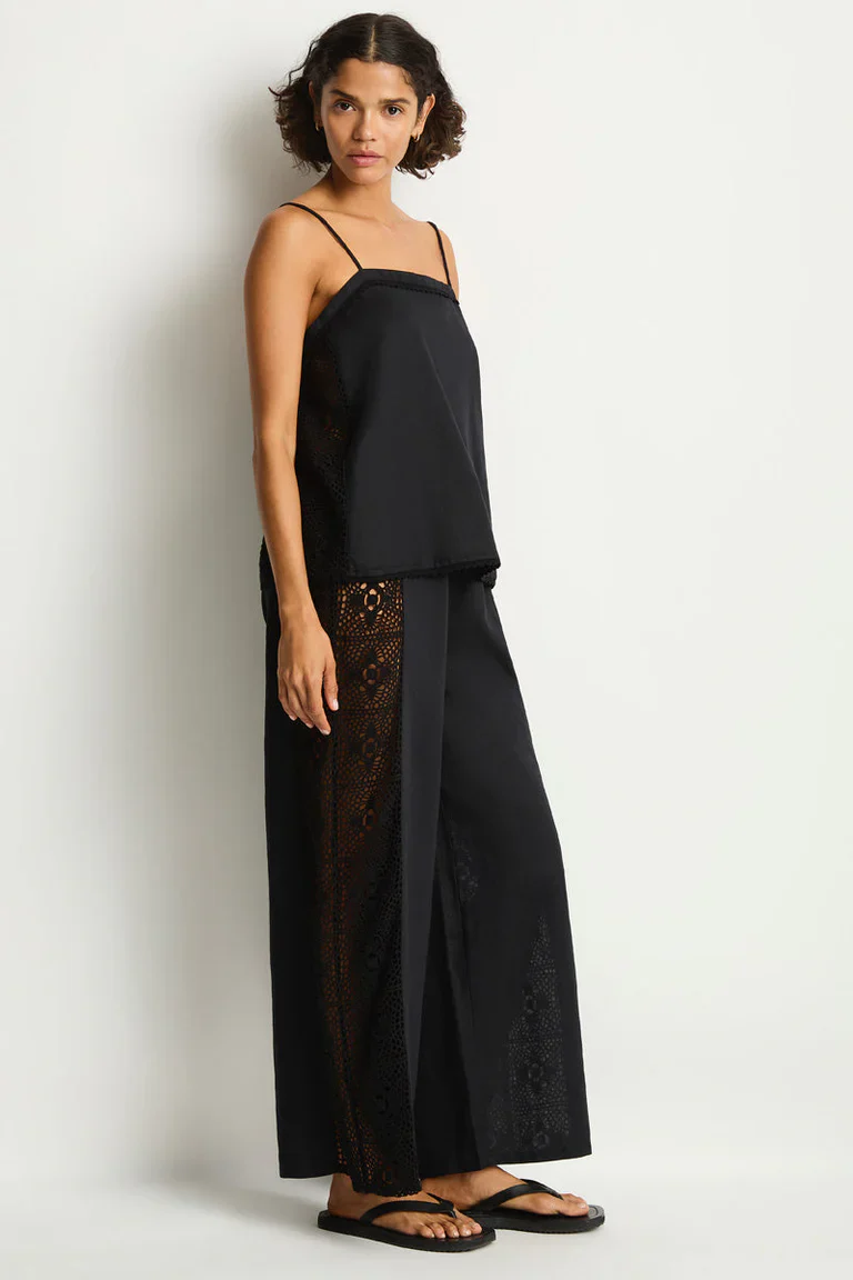 SEA LEVEL - SHORE LINEN PANELLED SHIFT
CAMI TOP - Image 6