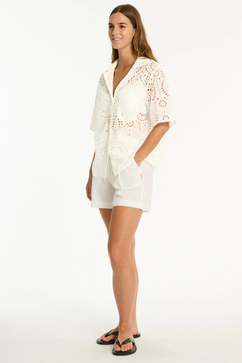 SEA LEVEL - WOMEN'S IBIZA BOWLING SHIRT - Image 3