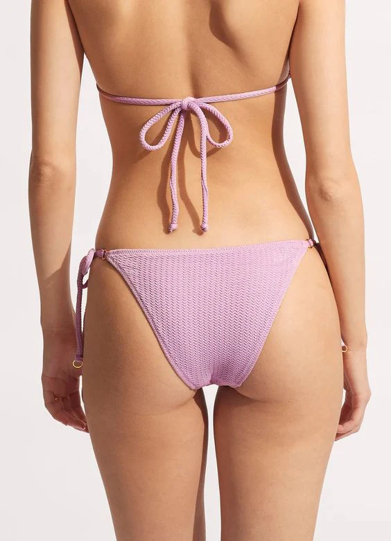 SEAFOLLY- LADIES SEA DIVE TIE SIDE RIP SWIM BOTTOM - Image 8