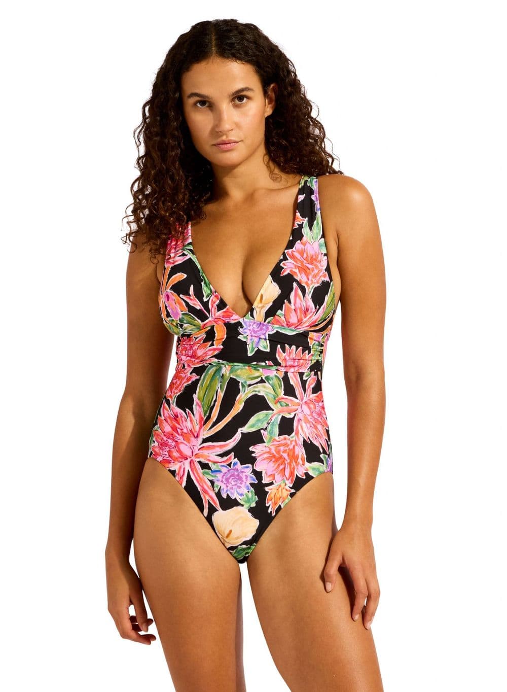 SEAFOLLY- HOTHOUSE FLOWERS CROSS BACK 1PC - Image 2