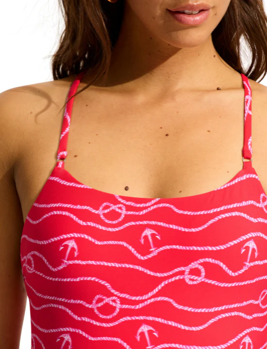 SEAFOLLY- WOMEN'S ONE PIECE SET SAIL SCOOP NECK SWIMSUIT - Image 3