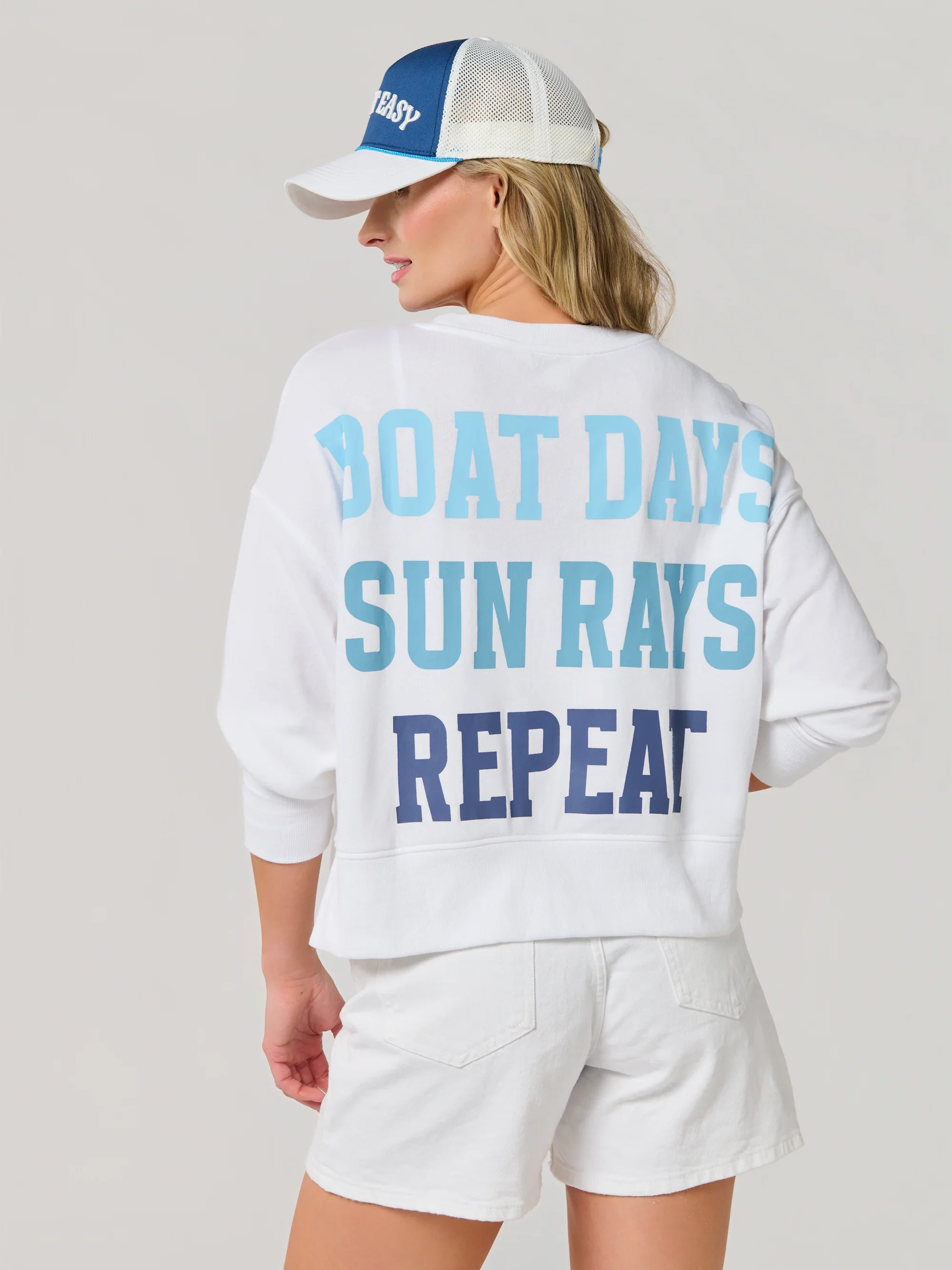SHIRALEAH - BOAT DAYS, SUNRAYS SWEATER