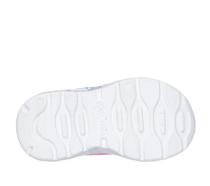 SKECHERS- KID'S PLAY SCENE PINK SPARKLE SNEAKER - Image 5
