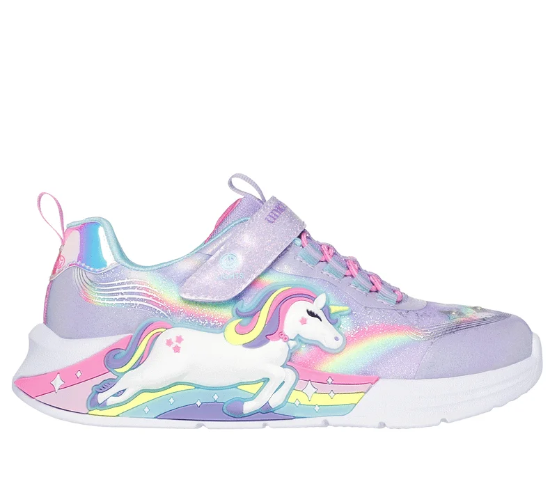 SKECHERS- KID'S S-LIGHTS: UNICORN CHASER SNEAKER