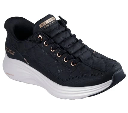 SKECHERS- WOMEN'S CONTOUR FOAM FIT KNOTTED BUNGEE SLIP-IN SHOE - Image 2
