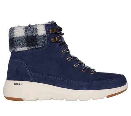 SKECHERS- WOMEN'S ON THE GO GLACIAL ULTRA SUEDE LACE-UP BOOT - Image 2