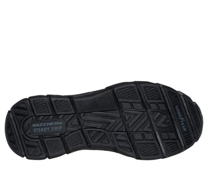 SKECHERS- MEN'S RESPECTED-ELGIN MOC TOE LEATHER SLIP-IN SHOE - Image 6