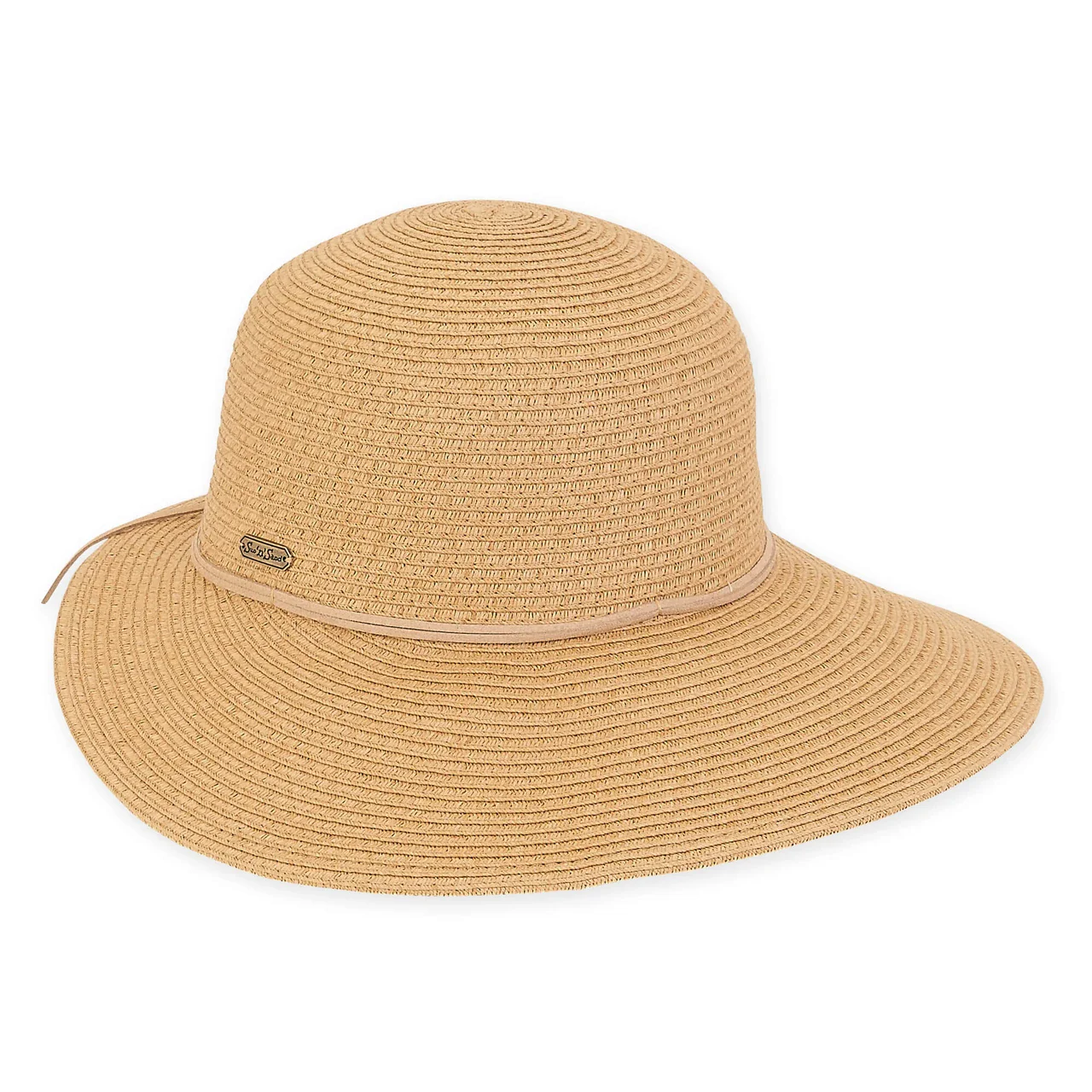 SUN 'N' SAND - HH2384 PAPER BRAID TAPERED FLOPPY HAT
