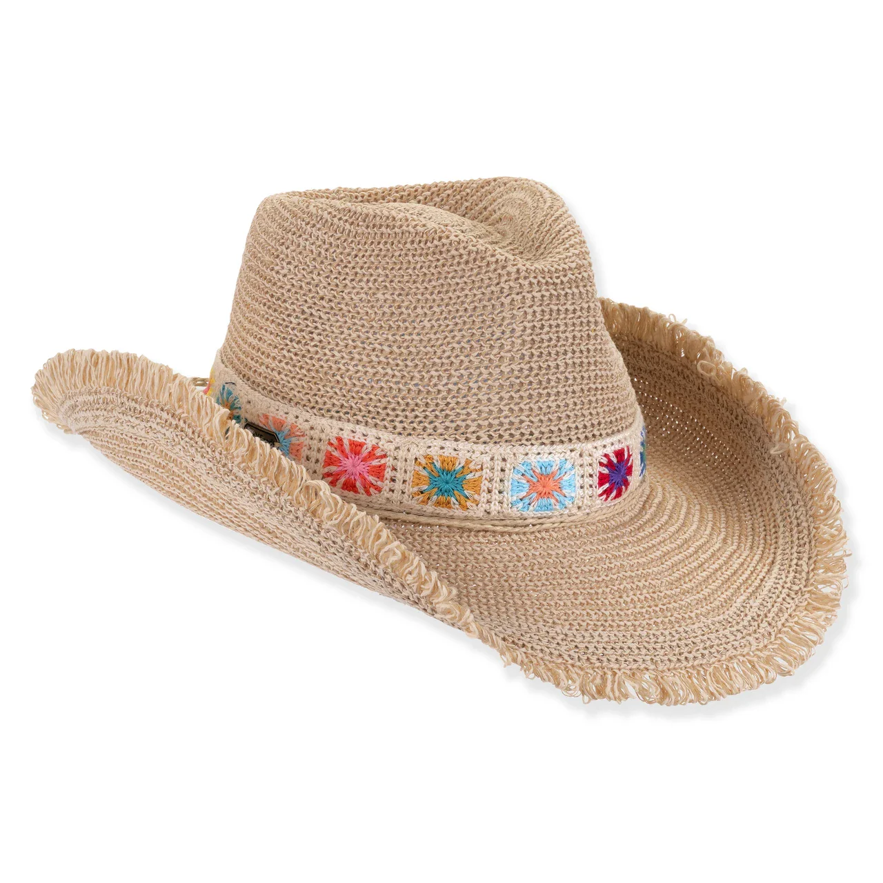 SUN 'N' SAND - HH3539 POLY KNIT WESTERN HAT
