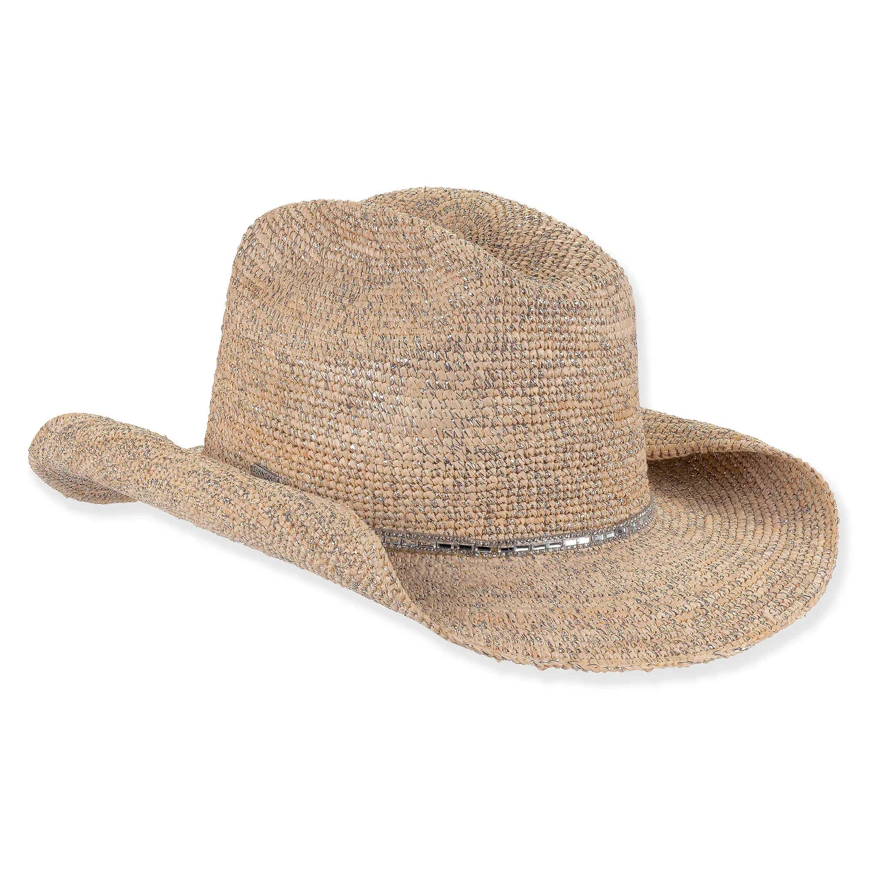 SUN 'N' SAND - HH3638 RAFFIA WESTERN HAT