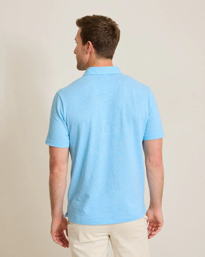 TOMMY BAHAMA- MEN'S LAURITO BEACH LINEN BLEND POLO - Image 7