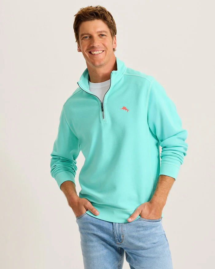 TOMMY BAHAMA - MEN'S MONTEGO BEACH HALF ZIP - Image 5