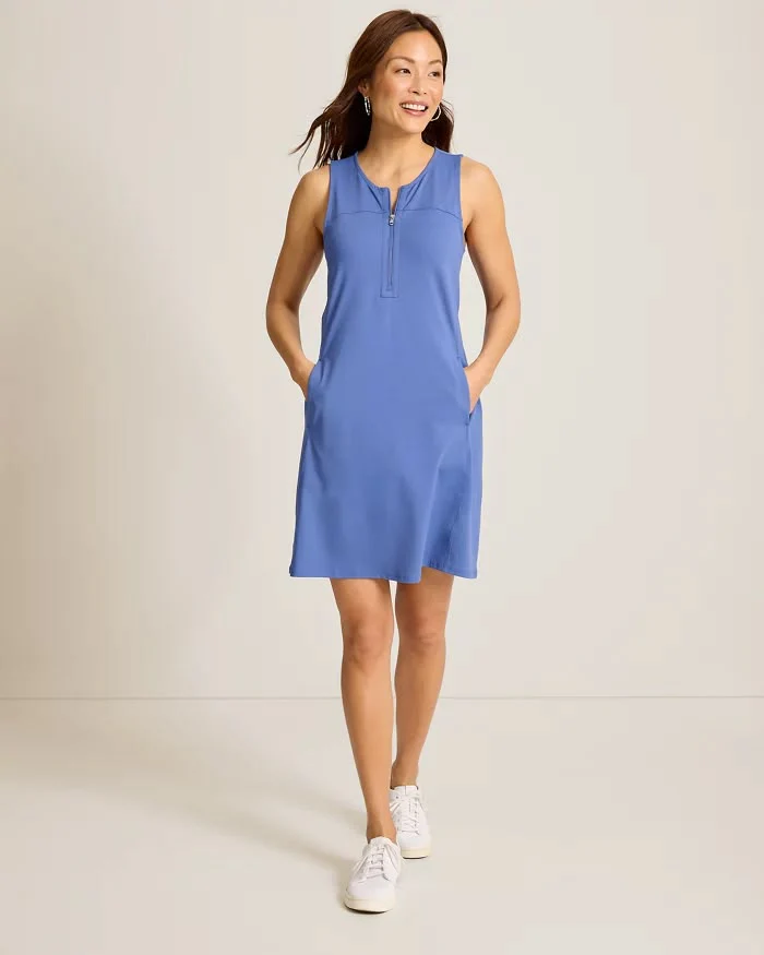 TOMMY BAHAMA - WOMEN'S AUBREY S/L ZIP DRESS - Image 7