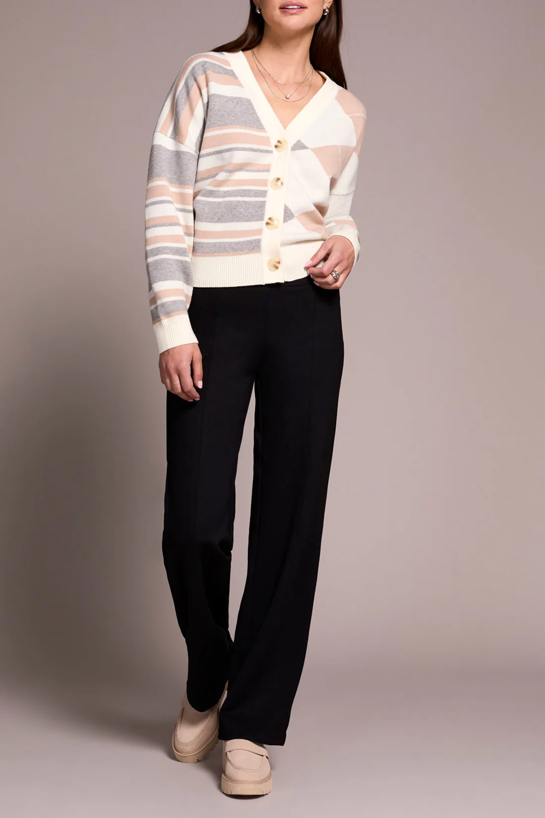 Tribal - Pull-On, Wide Leg Pant #2243O (3 Colours) - Image 11
