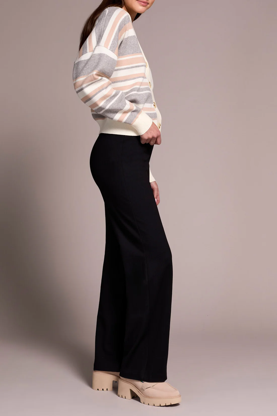 Tribal - Pull-On, Wide Leg Pant #2243O (3 Colours) - Image 9