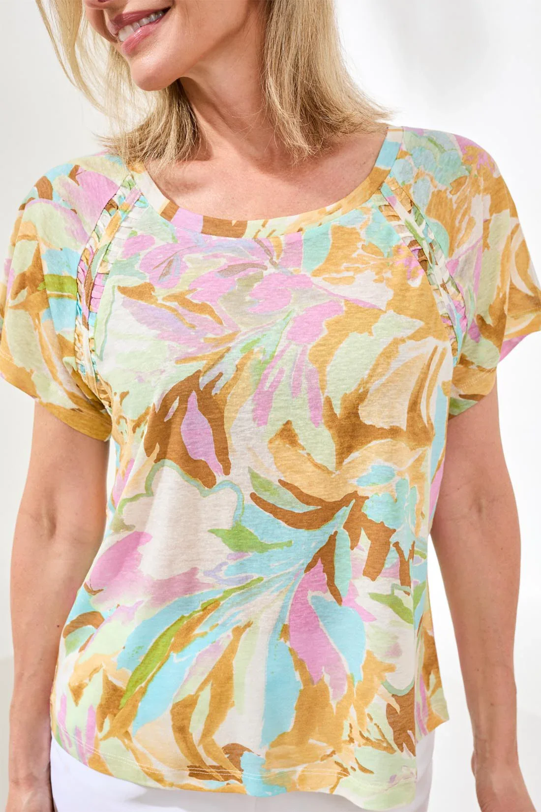 TRIBAL - WOMEN'S KNIT TOP 2435O-1557 - Image 2