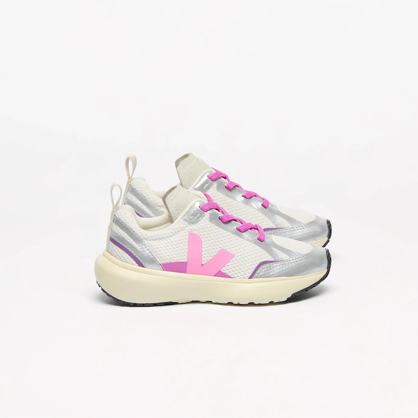 VEJA - KIDS CANARY ELASTIC LACES SHOES - Image 2
