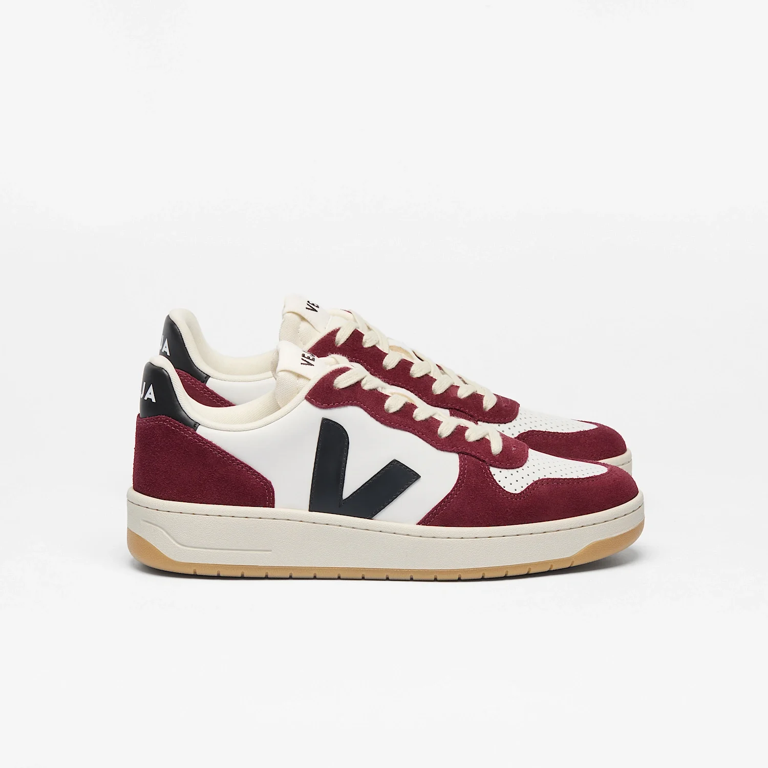 VEJA- WOMEN'S V-10 LEATHER SNEAKER - Image 6