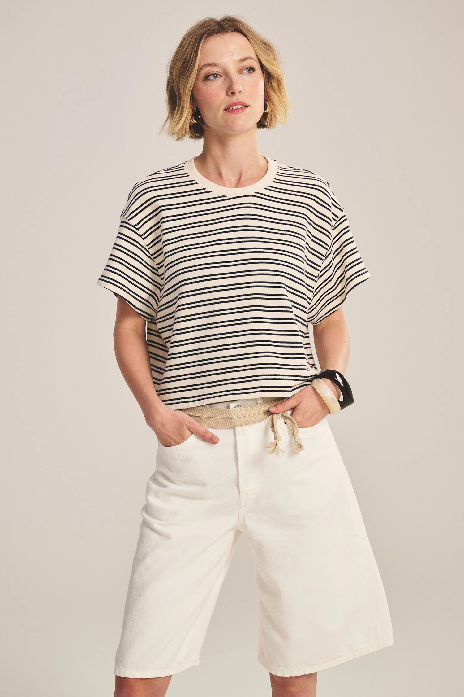 VELVET - VINTAGE STRIPE TERRY TOP BRISSA07 - Image 5