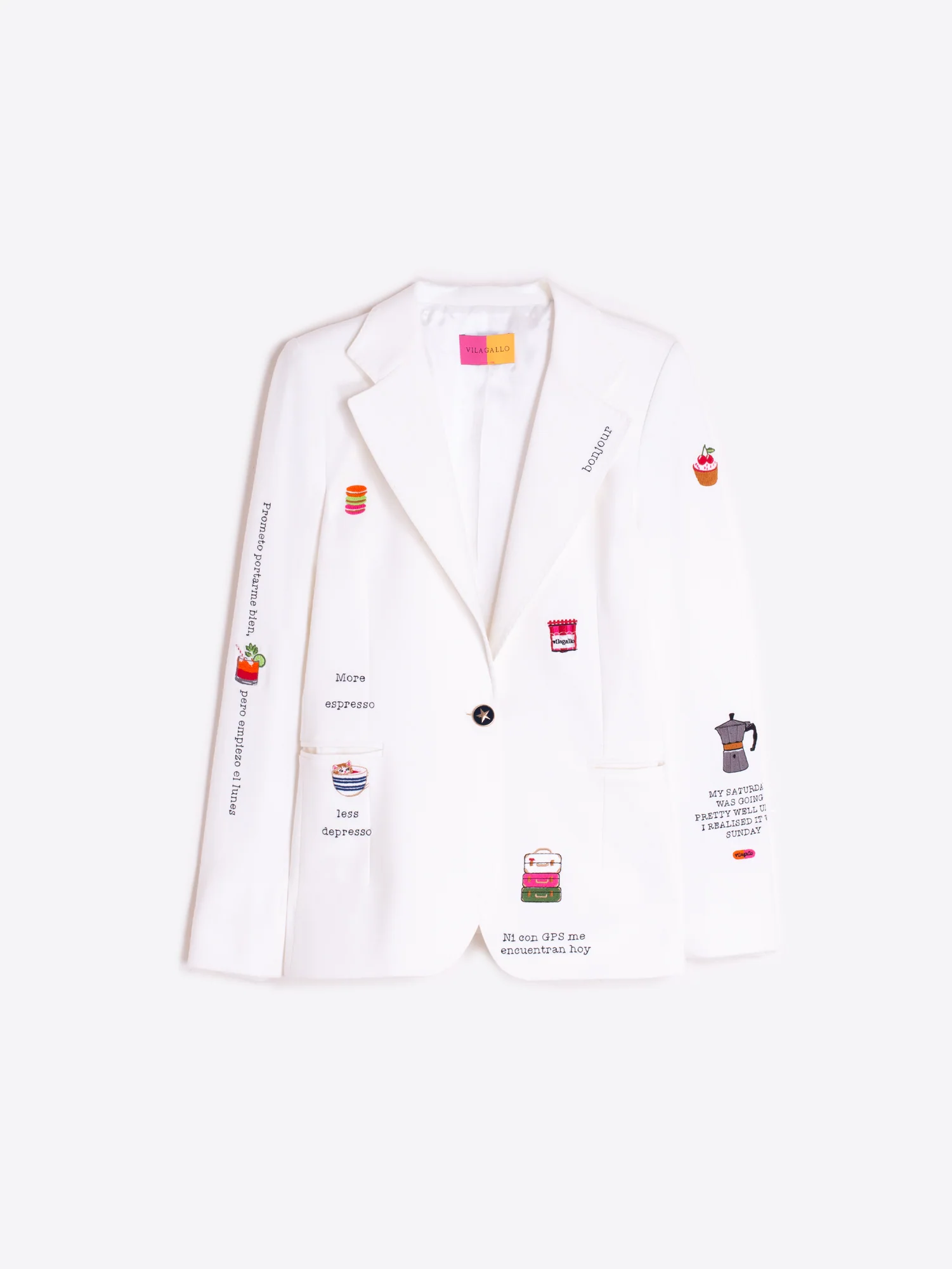 VILAGALLO - HELEN EMB JACKET - Image 2