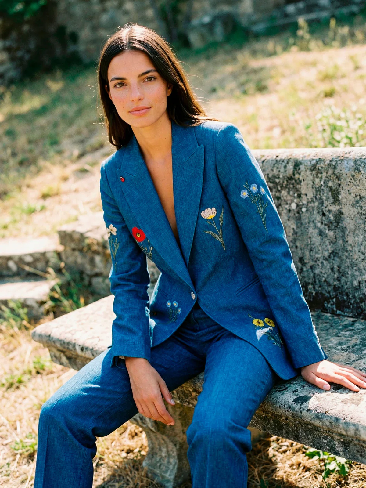 VILAGALLO - WOMEN'S SOPHIA EMB JACKET - Image 4