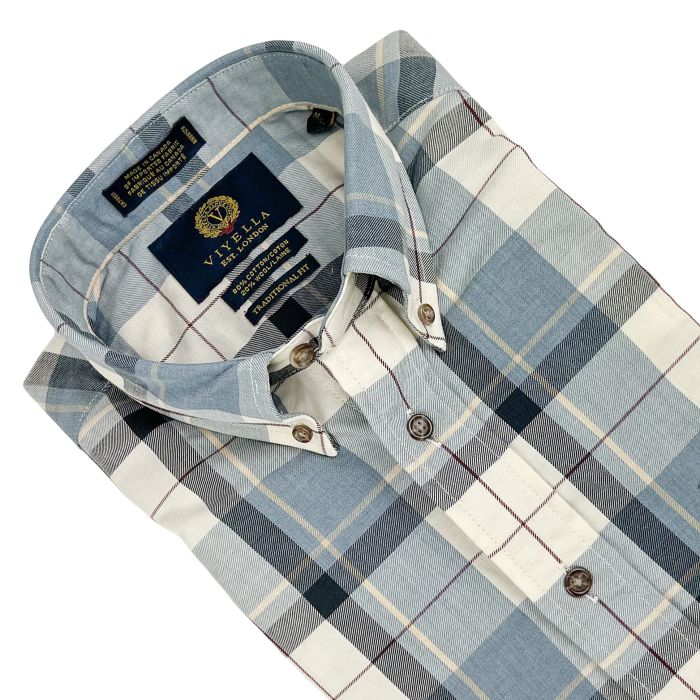 VIYELLA- MEN'S LONG SLEEVE BUTTON SHIRT 655420 - Image 2