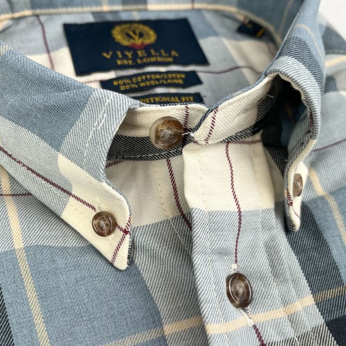 VIYELLA- MEN'S LONG SLEEVE BUTTON SHIRT 655420 - Image 3