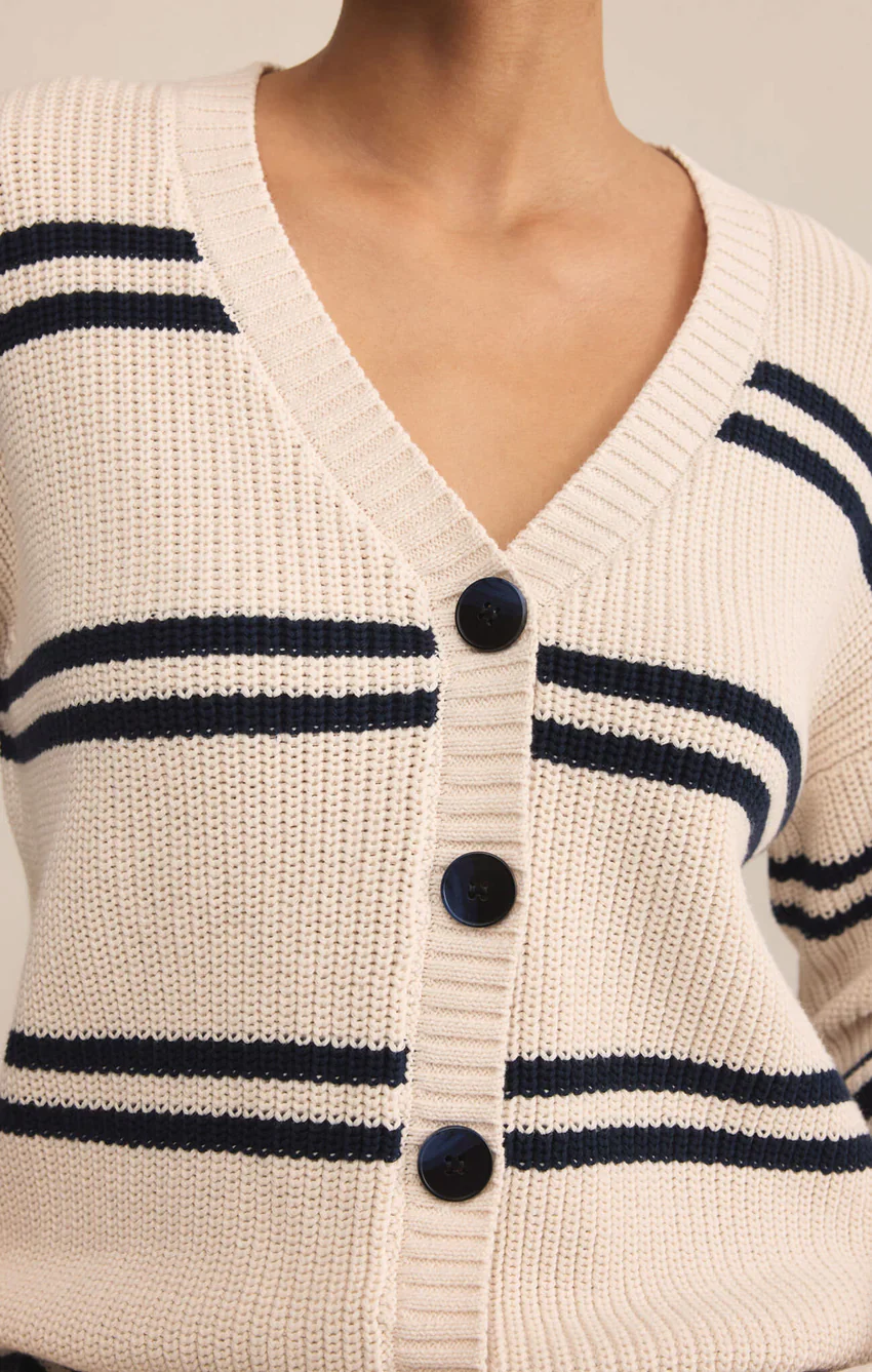 Z SUPPLY - WOMENS BOYFRIEND STRIPED CARDIGAN - Image 3